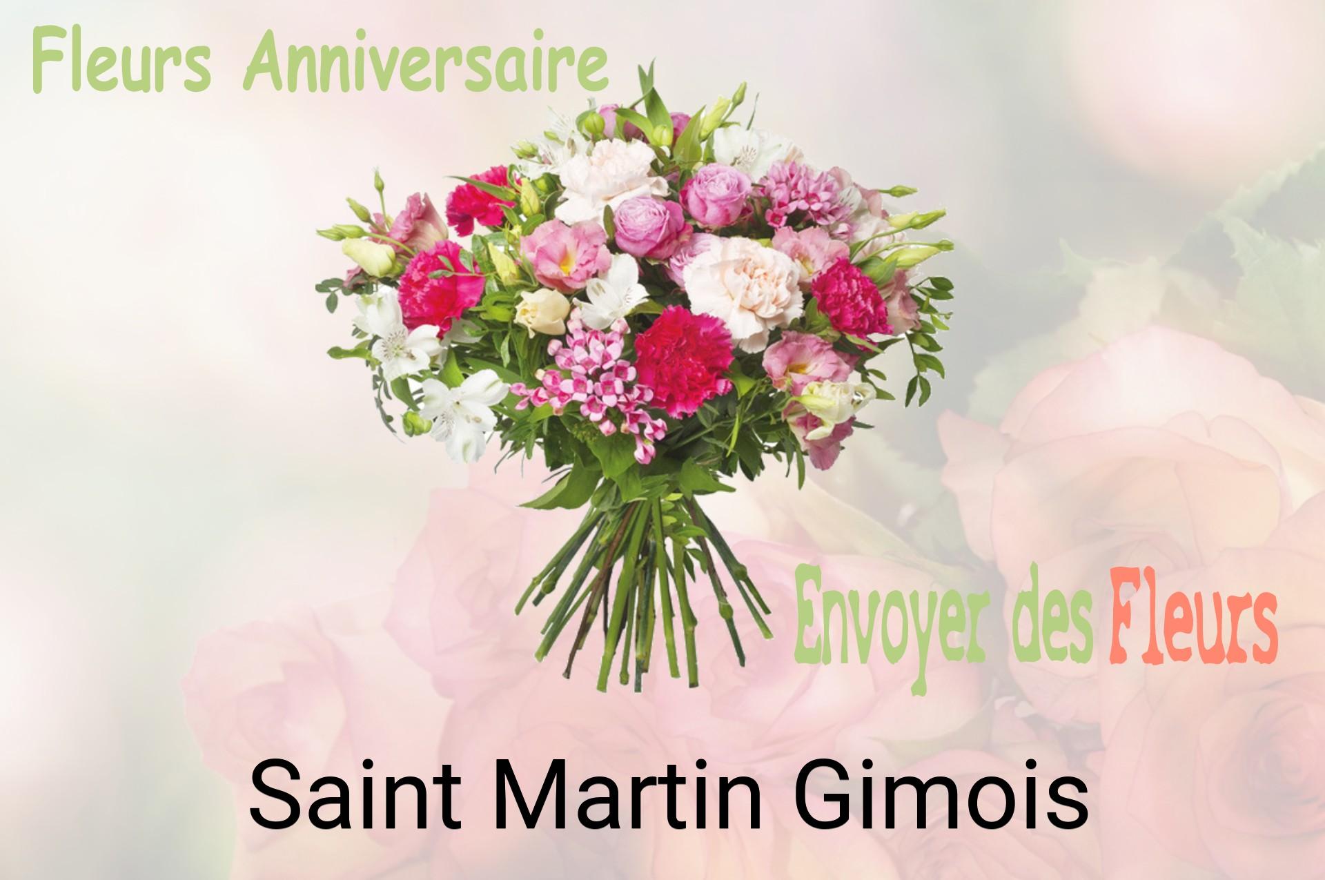 Bouquet de fleurs d’anniversaire livré à Saint-Martin-Gimois